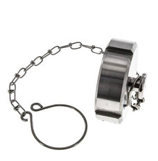Cap Nut Rd52 X 1/6'' DN 25 Stainless Steel 1.4404 NBR DIN 11851 FDA 21 with Chain