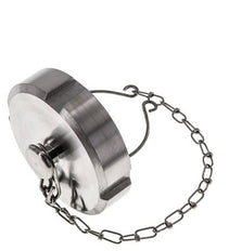 Cap Nut Rd65 X 1/6'' DN 40 Stainless Steel 1.4301 NBR DIN 11851 FDA 21 with Chain