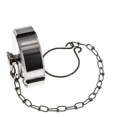 Cap Nut Rd52 X 1/6'' DN 25 Stainless Steel 1.4301 NBR DIN 11851 FDA 21 with Chain