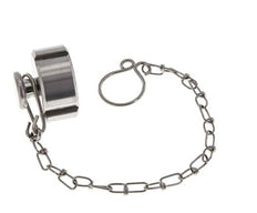 Cap Nut Rd28 X 1/8'' DN 10 Stainless Steel 1.4404 NBR DIN 11851 FDA 21 with Chain