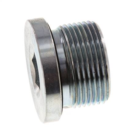 Plug M26 X 1.5 Steel NBR with Internal Hex 400bar (5620.0psi)