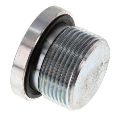 Plug M26 X 1.5 Steel NBR with Internal Hex 400bar (5620.0psi)