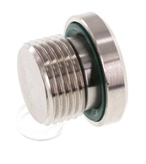 Plug M18 X 1.5 Stainless steel FKM with Internal Hex 400bar (5620.0psi)
