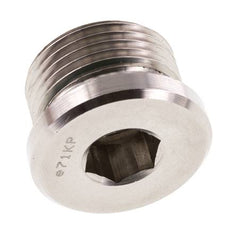 Plug M27 X 2 Stainless steel FKM with Internal Hex 400bar (5620.0psi)