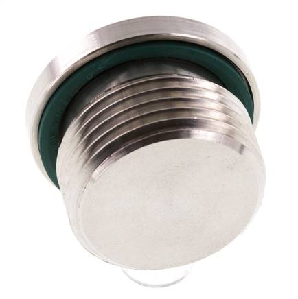 Plug M27 X 2 Stainless steel FKM with Internal Hex 400bar (5620.0psi)