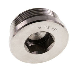 Plug M48 X 2 Stainless steel FKM with Internal Hex 250bar (3512.5psi)