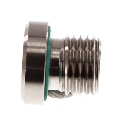 Plug M14 X 1.5 Stainless steel FKM with Internal Hex 400bar (5620.0psi)