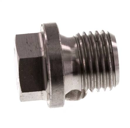 Plug G1/4'' Stainless steel with Collar and External Hex 40bar (562.0psi)