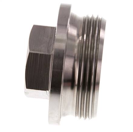 Plug G1 1/2'' Stainless steel with Collar and External Hex 40bar (562.0psi)