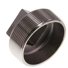 Plug R2 1/2'' Stainless steel with External Square 16bar (224.8psi)