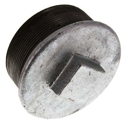 Plug R3'' Malleable cast iron with External Square 25bar (351.25psi)