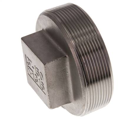 Plug R3'' Stainless steel with External Square 16bar (224.8psi)