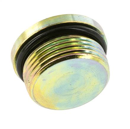 Plug UN 1-5/16''-12 Steel NBR with Internal Hex 400bar (5620.0psi)