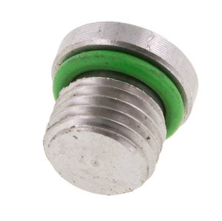 Plug UNF 7/16''-20 Stainless steel FKM with Internal Hex 630bar (8851.5psi)