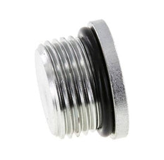 Plug UN 1-1/16''-12 Steel NBR with Internal Hex 400bar (5620.0psi)