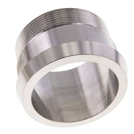 DIN 11851 Sanitary (Dairy) Fitting 86mm Cone x G2 1/2 inch Male Stainless Steel