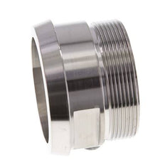 DIN 11851 Sanitary (Dairy) Fitting 86mm Cone x G2 1/2 inch Male Stainless Steel