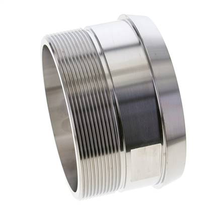 DIN 11851 Sanitary (Dairy) Fitting 121mm Cone x G4 inch Male Stainless Steel