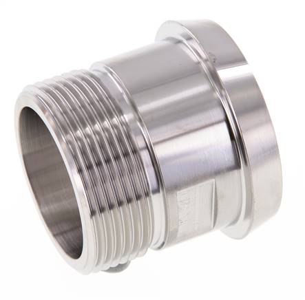 DIN 11851 Sanitary (Dairy) Fitting 56mm Cone x G1 1/2 inch Male Stainless Steel