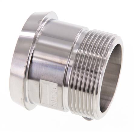 DIN 11851 Sanitary (Dairy) Fitting 56mm Cone x G1 1/2 inch Male Stainless Steel