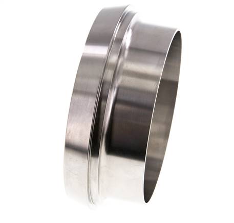 DIN 11851 Sanitary (Dairy) Fitting 121mm Cone x 104mm Weld End Stainless Steel