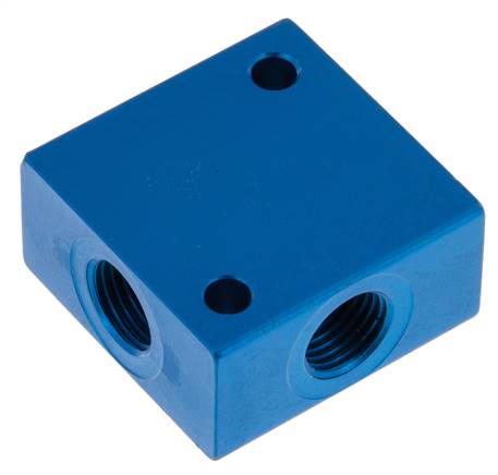 4-way Air Distributor G1/4'' Aluminium 16 bar (224.8 psi)