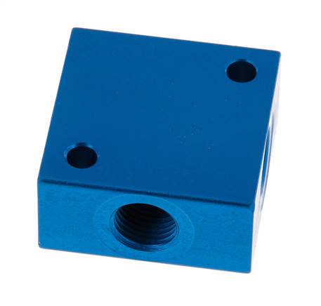 4-way Air Distributor G1/4'' Aluminium 16 bar (224.8 psi)