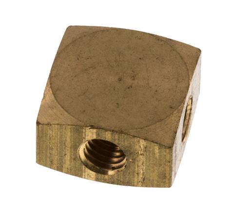 4-way Air Distributor M5 Brass 16 bar (224.8 psi)
