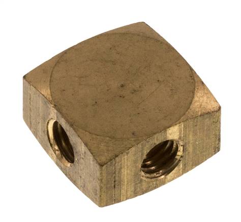 4-way Air Distributor M5 Brass 16 bar (224.8 psi)
