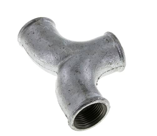 Tee Fitting Rp1'' Female Malleable cast iron 25bar (351.25psi)