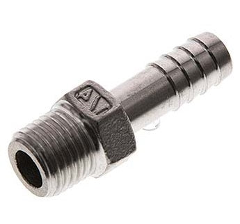 1 1/4'' NPT Male x 32mm Stainless steel Hose barb 16 Bar
