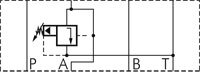 NG6 (D03) Sandwich Relief Valve A to T 100bar