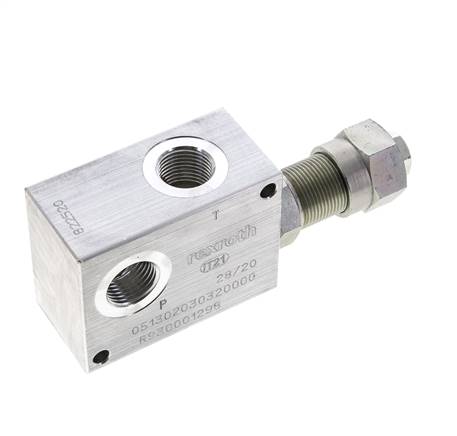 G1/2'' Hydraulic Inline Relief Valve 5-50bar 80l/min
