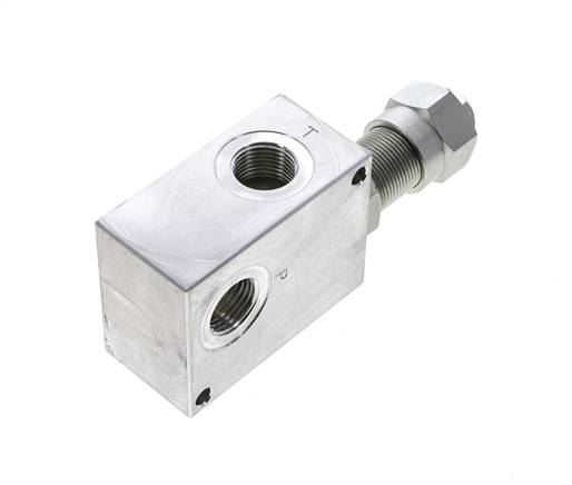 G1/2'' Hydraulic Inline Relief Valve 30-100bar 80l/min