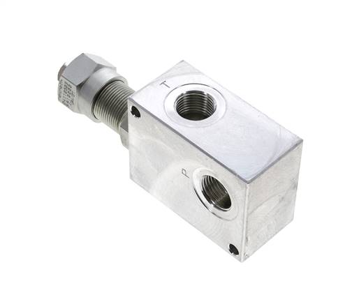 G1/2'' Hydraulic Inline Relief Valve 30-100bar 80l/min