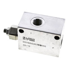 G1/2'' Hydraulic Inline Relief Valve 7-105bar 150l/min