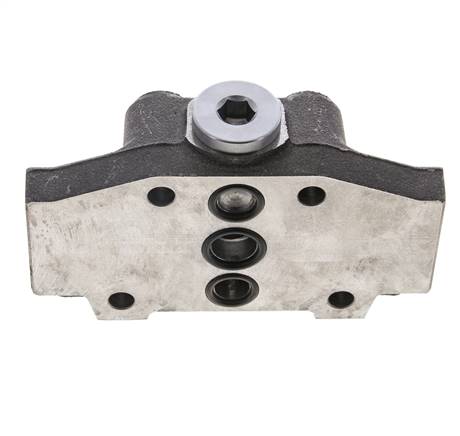 Hydraulic Hand Lever Valve Outlet Section G1/2 Tank Port