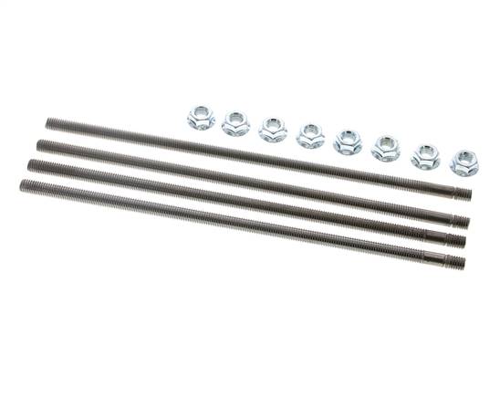 Tie Rod Set for Hydraulic Hand Lever Valve Block, 4 Sections