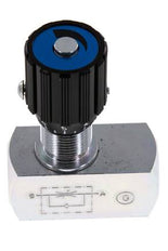 G1/4'' Hydraulic Throttle Check Valve 350bar Max 50l/min