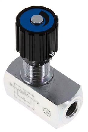 G1/4'' Hydraulic Throttle Check Valve 350bar Max 50l/min