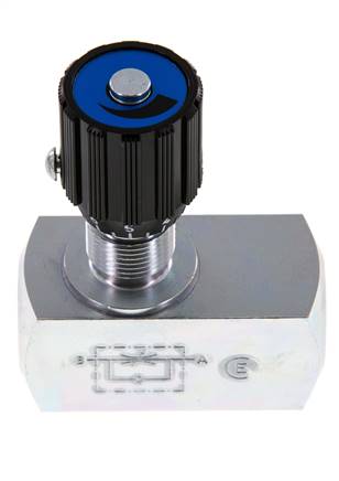 G3/8'' Hydraulic Throttle Check Valve 350bar Max 60l/min