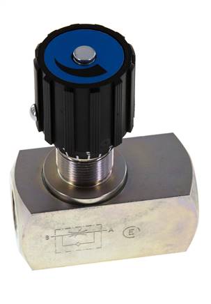 G1/2'' Hydraulic Throttle Check Valve 350bar Max 90l/min
