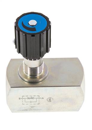 G3/4'' Hydraulic Throttle Check Valve 350bar Max 180l/min