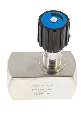 G3/4'' Hydraulic Throttle Check Valve 350bar Max 180l/min