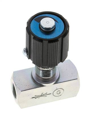 G1/8'' Hydraulic Throttle Valve 350bar Max 14l/min