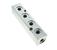 G3/8'' Hydraulic Distributor Block 2 Inlets 4 Outlets 315bar