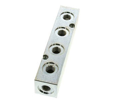 G3/8'' Hydraulic Distributor Block 2 Inlets 4 Outlets 315bar