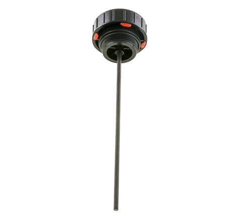 G3/8'' Plastic Filler Breather Plug with Dipstick
