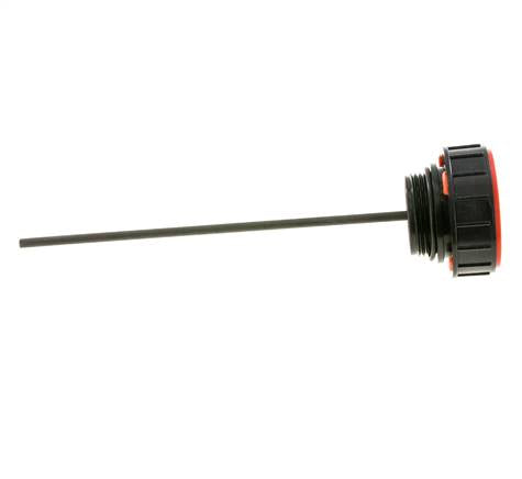 G3/8'' Plastic Filler Breather Plug with Dipstick