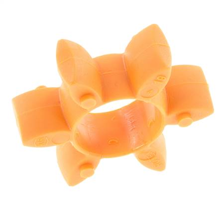 ROTEX Size 19 Jaw Coupling Spider 92 Shore A Orange - KTR